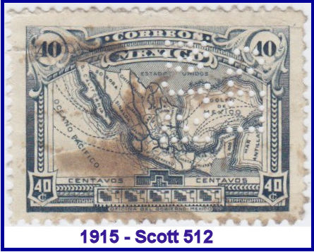 Royal Insurance Company, Ltd, 1915 perfin